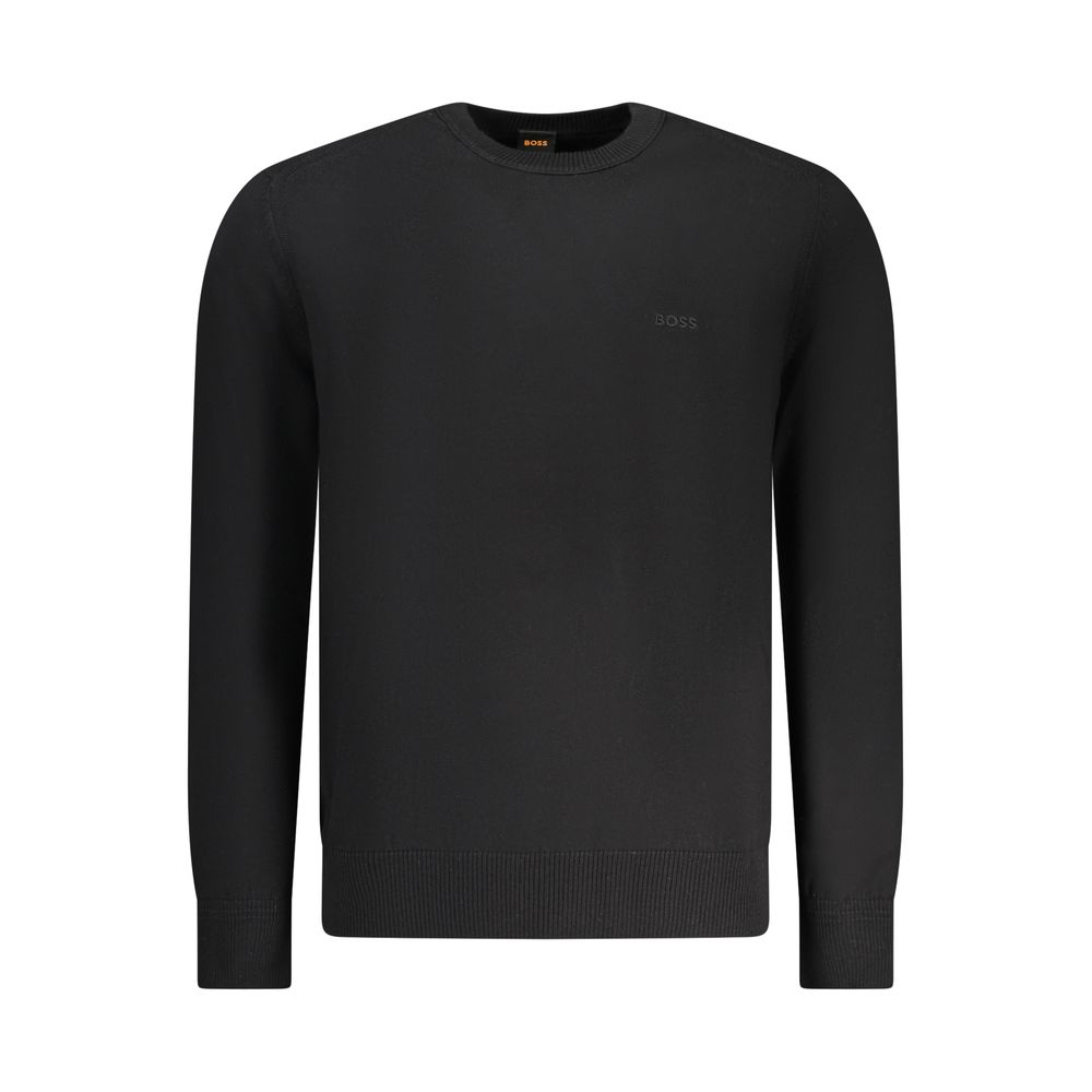 Hugo Boss Black Cotton Men's Sweater