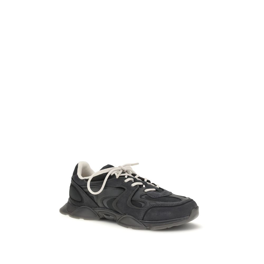 Axel Arigato Black Calf Leather Bos Taurus Chunky Sneakers - Image 2