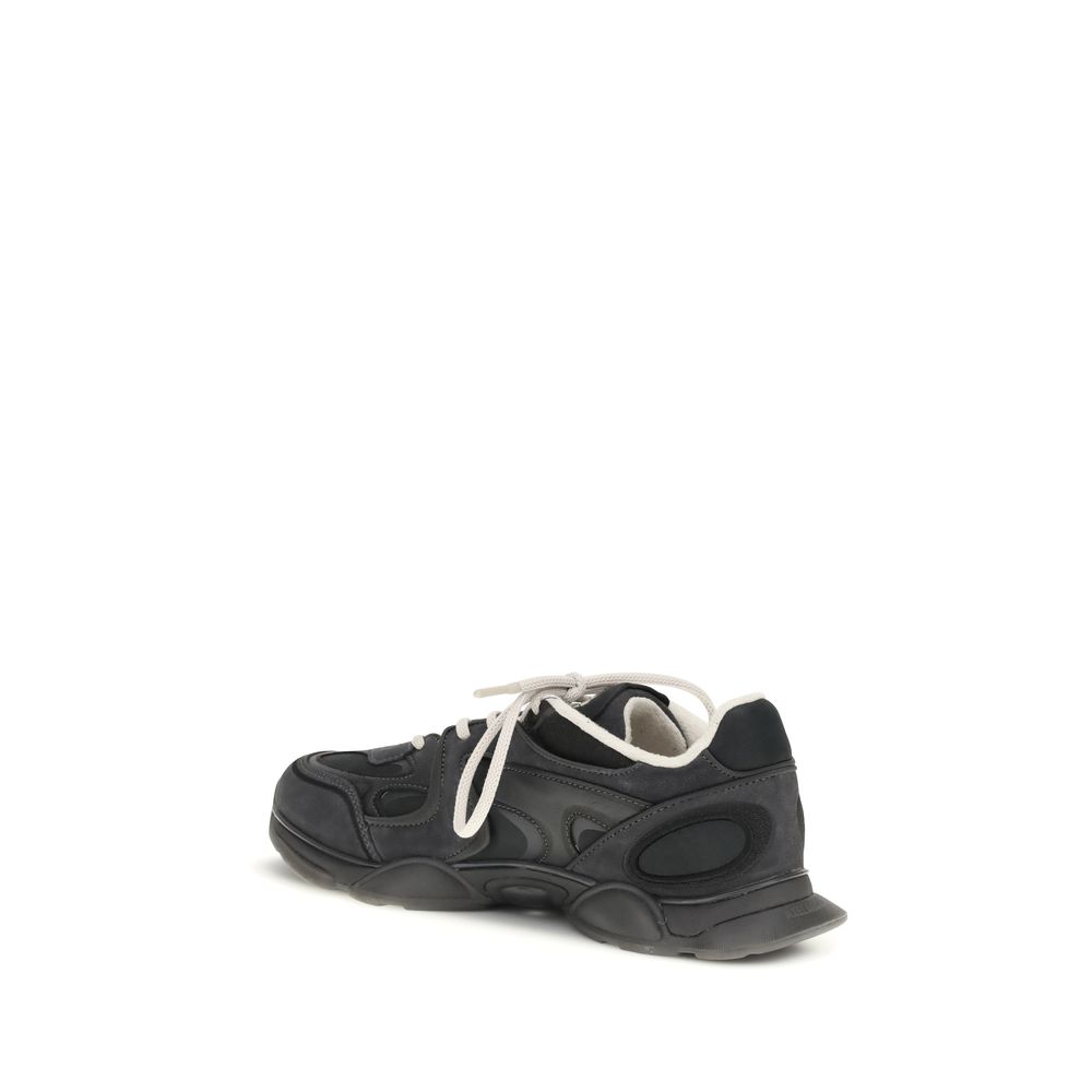 Axel Arigato Black Calf Leather Bos Taurus Chunky Sneakers - Image 3