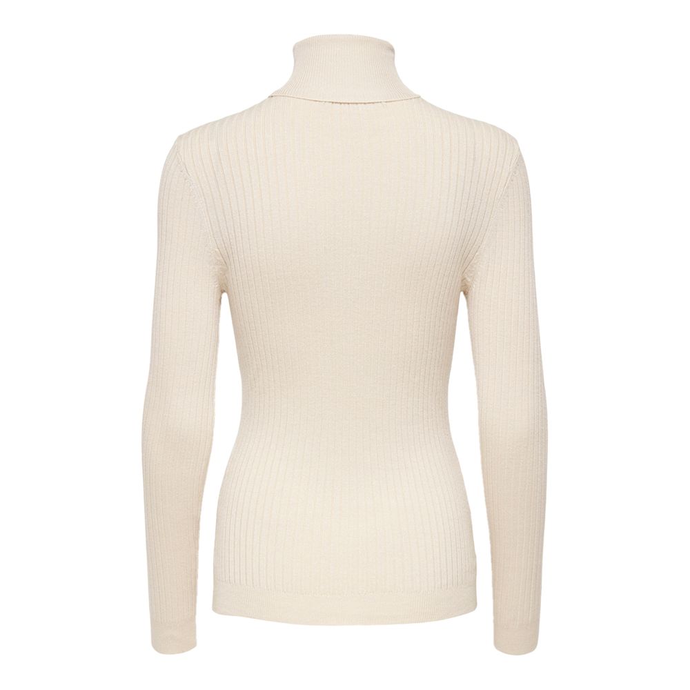 Only Beige Viscose Turtleneck - Image 2