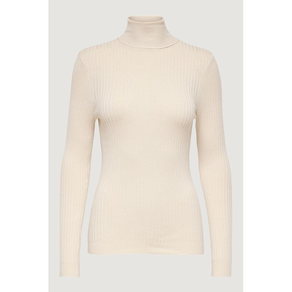 Only Beige Viscose Turtleneck - Image 4