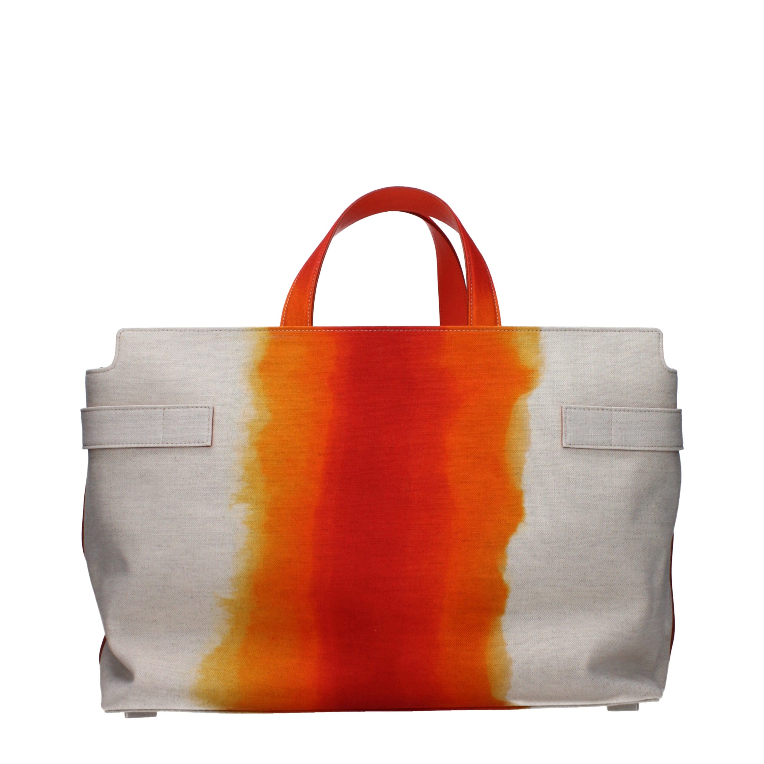 Salvatore Ferragamo Gray Fabric Handbag - Image 2