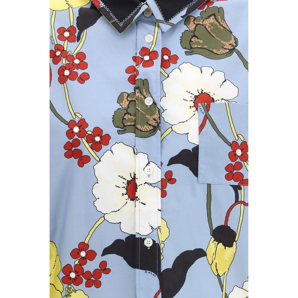 Marni Multicolor Cotton Pattern Shirt - Image 3