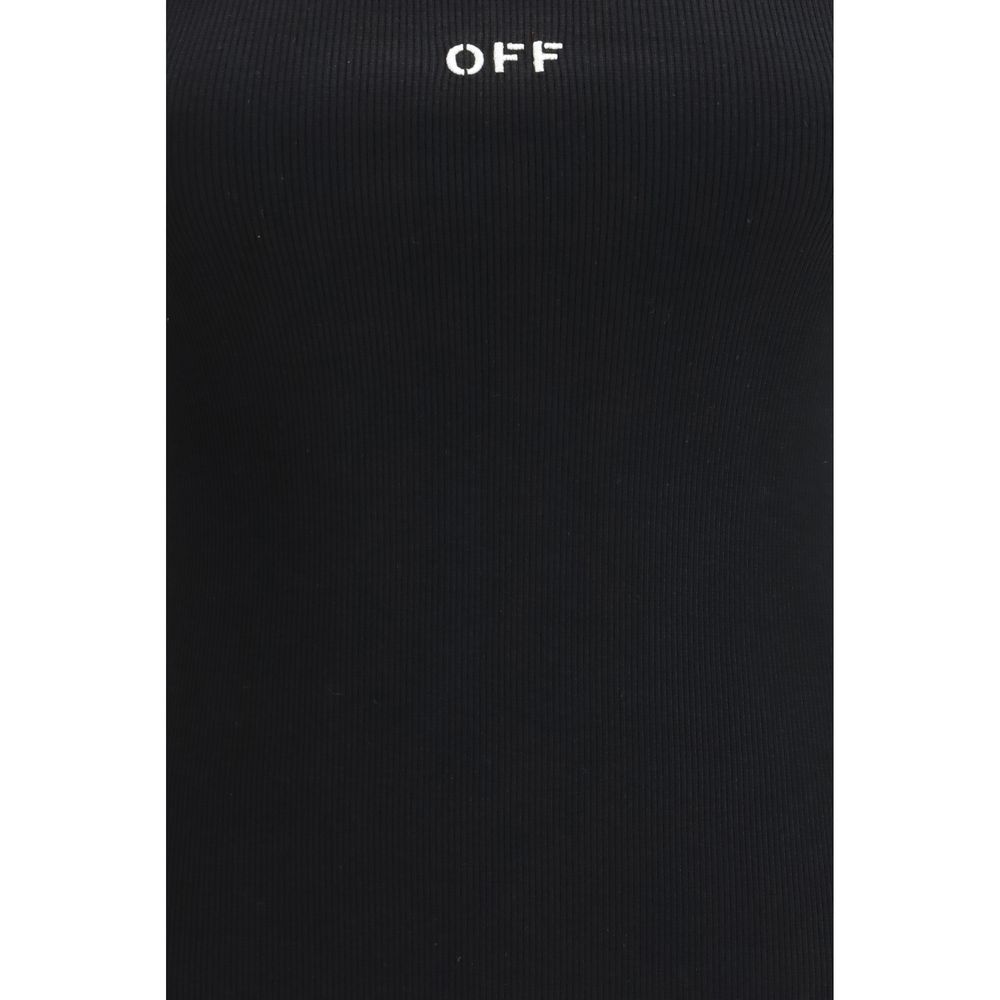 Off-White Black Cotton Top - Image 3