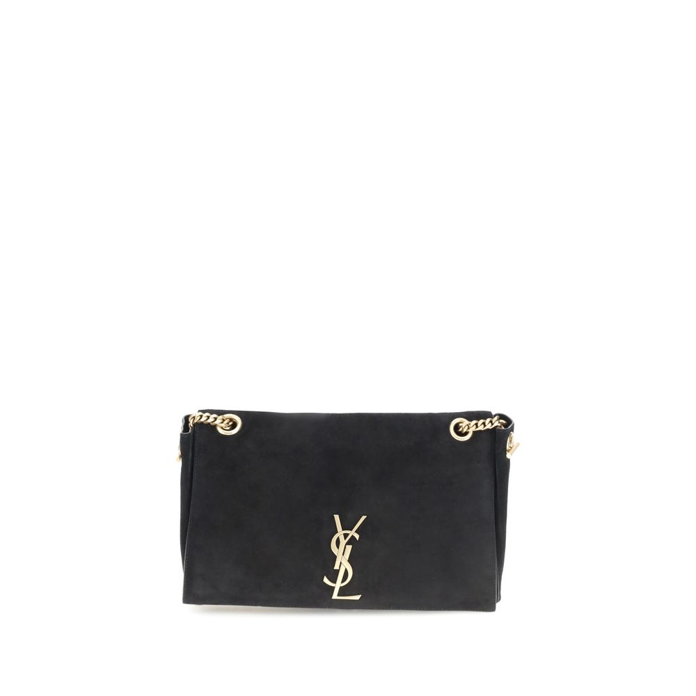 Saint Laurent Black Calf Leather Bos Taurus Shoulder Bag - Image 2