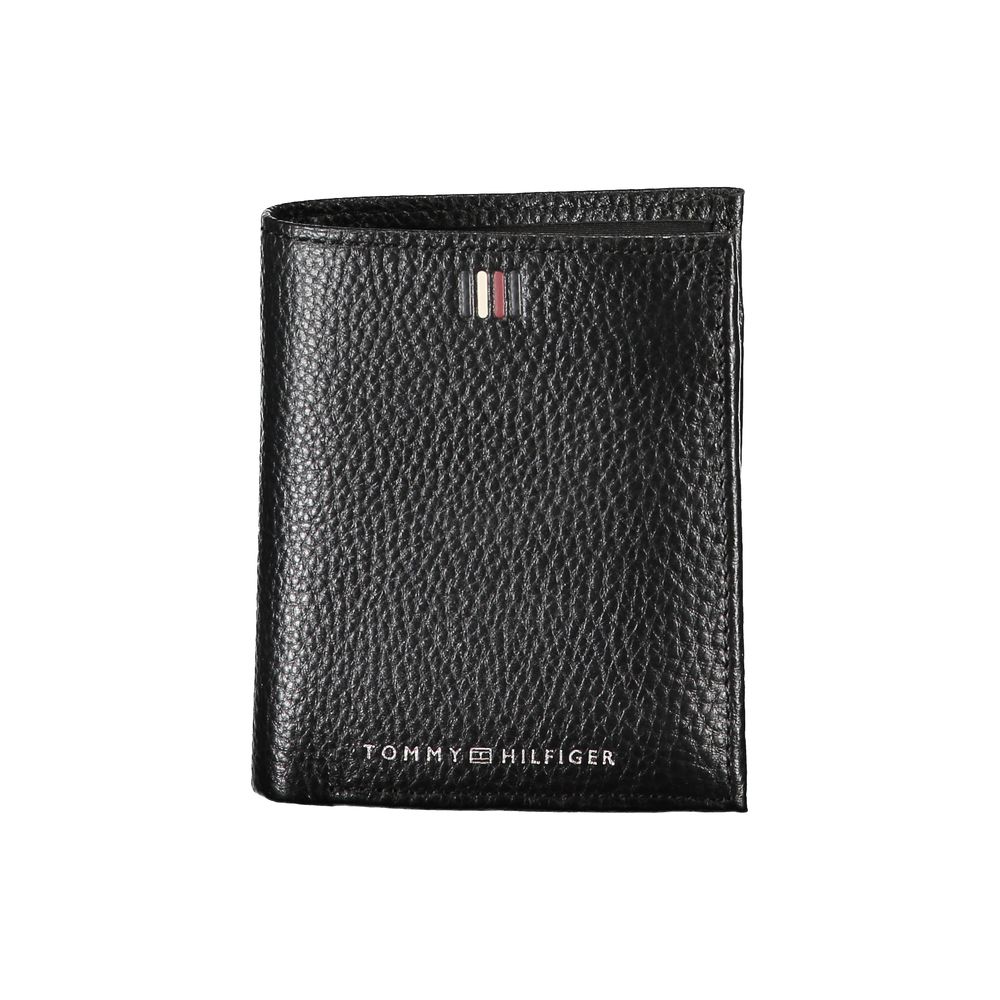 Tommy Hilfiger Black Leather Men Wallet