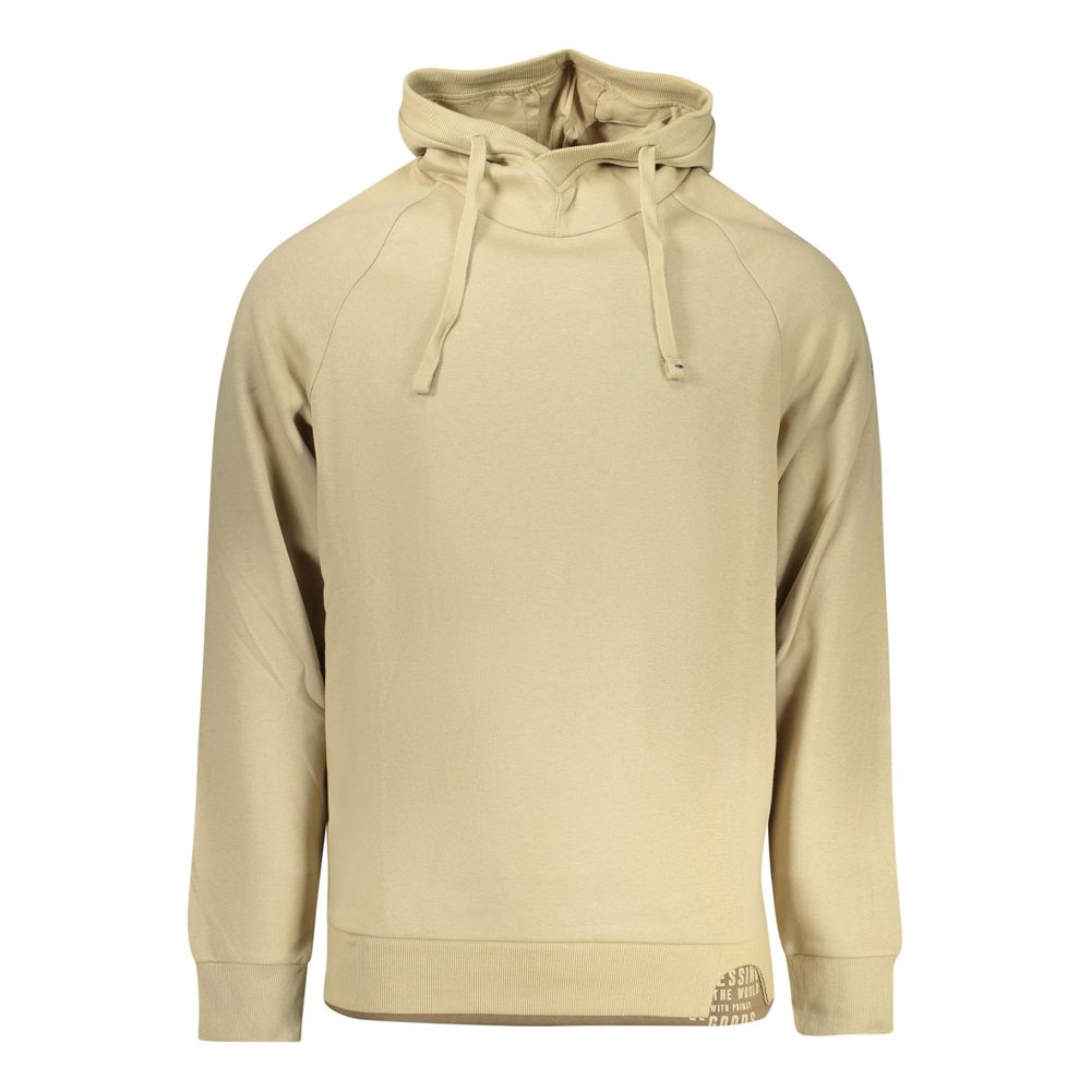 Rifle Beige Cotton Men Sweatshirt