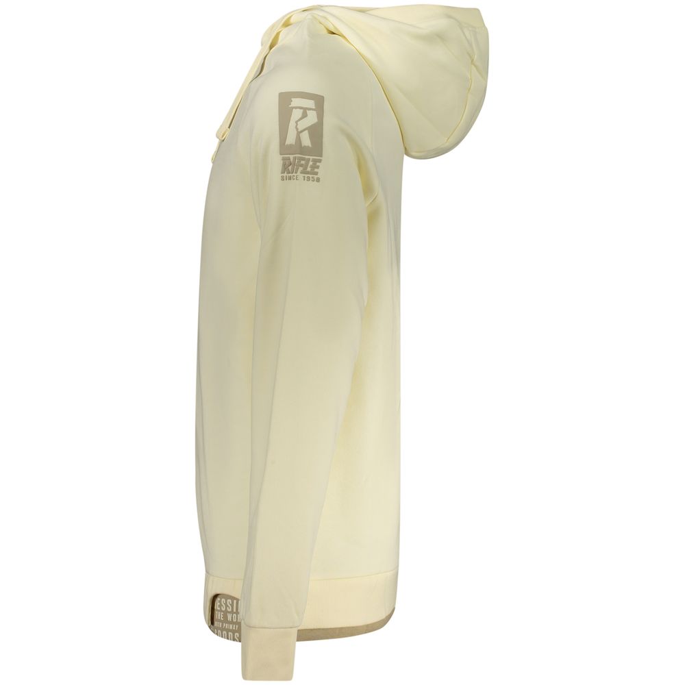 Rifle White Cotton Men's Sweatshirt - Image 3