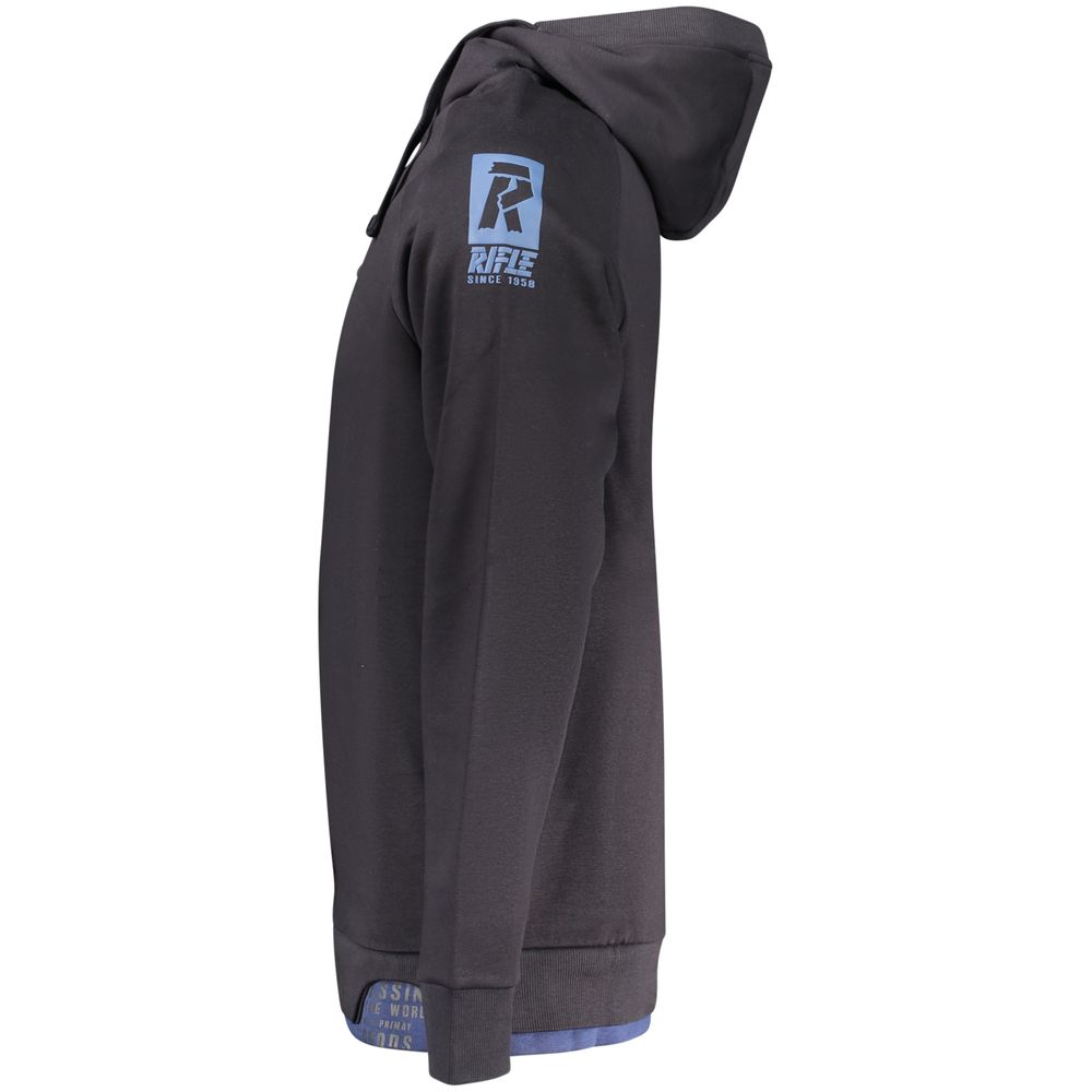 Rifle Blue Cotton Men's Sweatshirt - Image 3