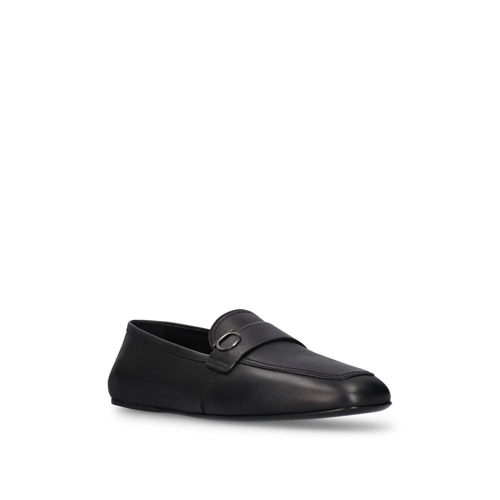 Salvatore Ferragamo Brown Calfskin Slip-On Loafers - Image 2