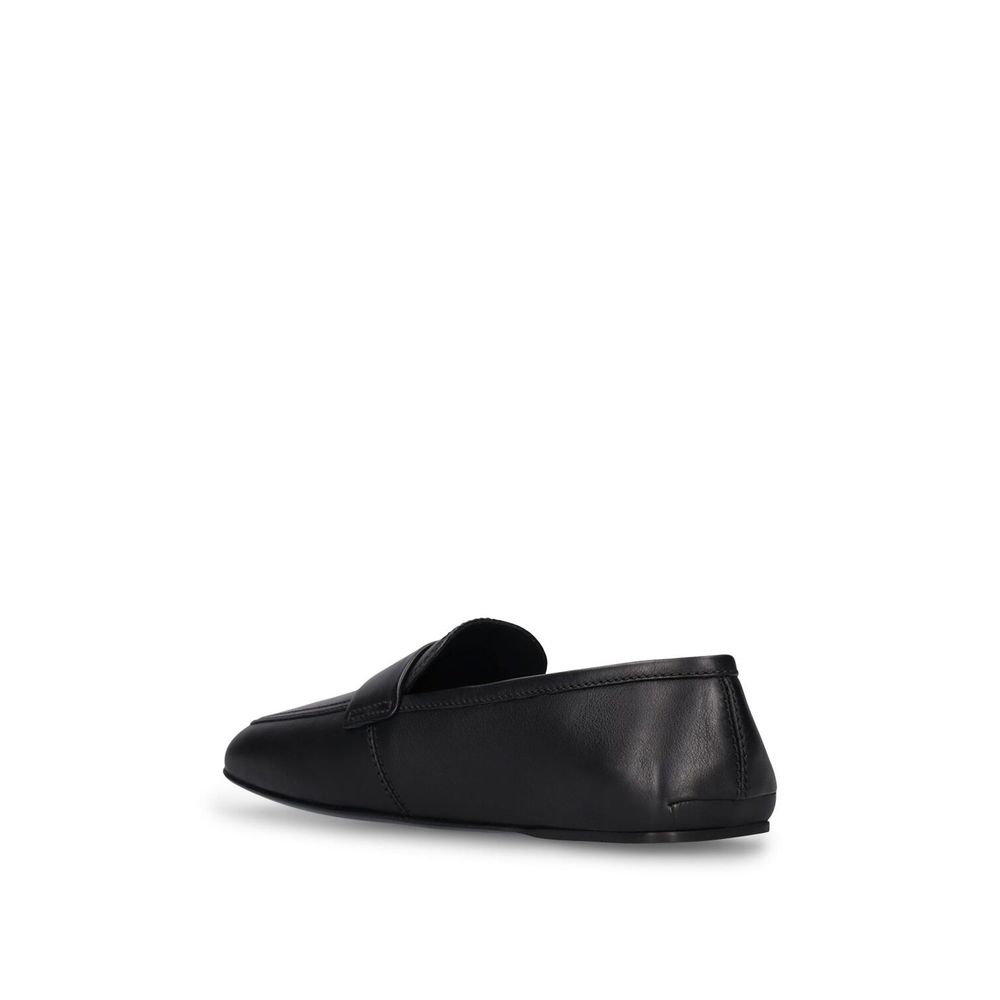 Salvatore Ferragamo Brown Calfskin Slip-On Loafers - Image 3