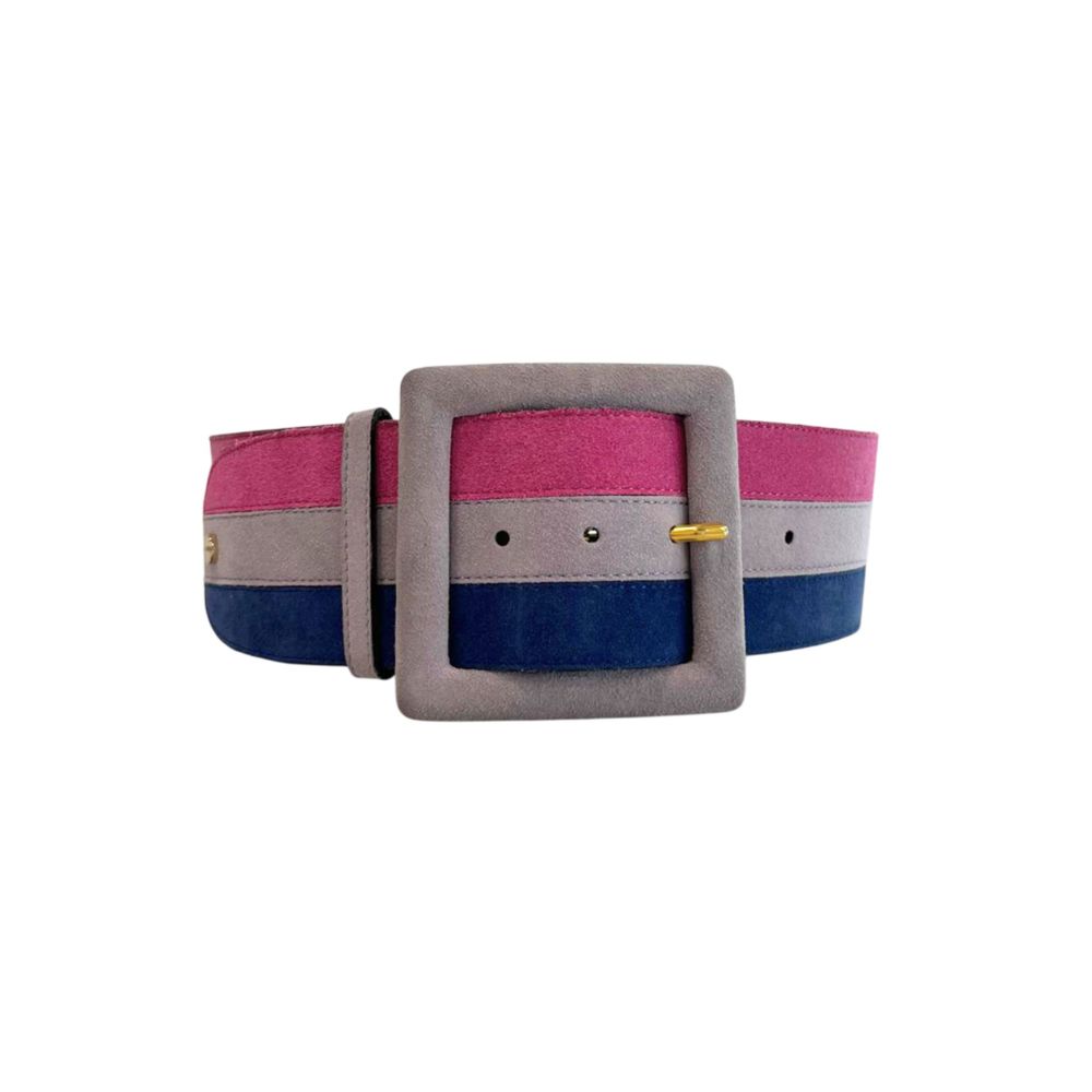 Borbonese Multicolor Genuine Leather Women Belt - Image 2