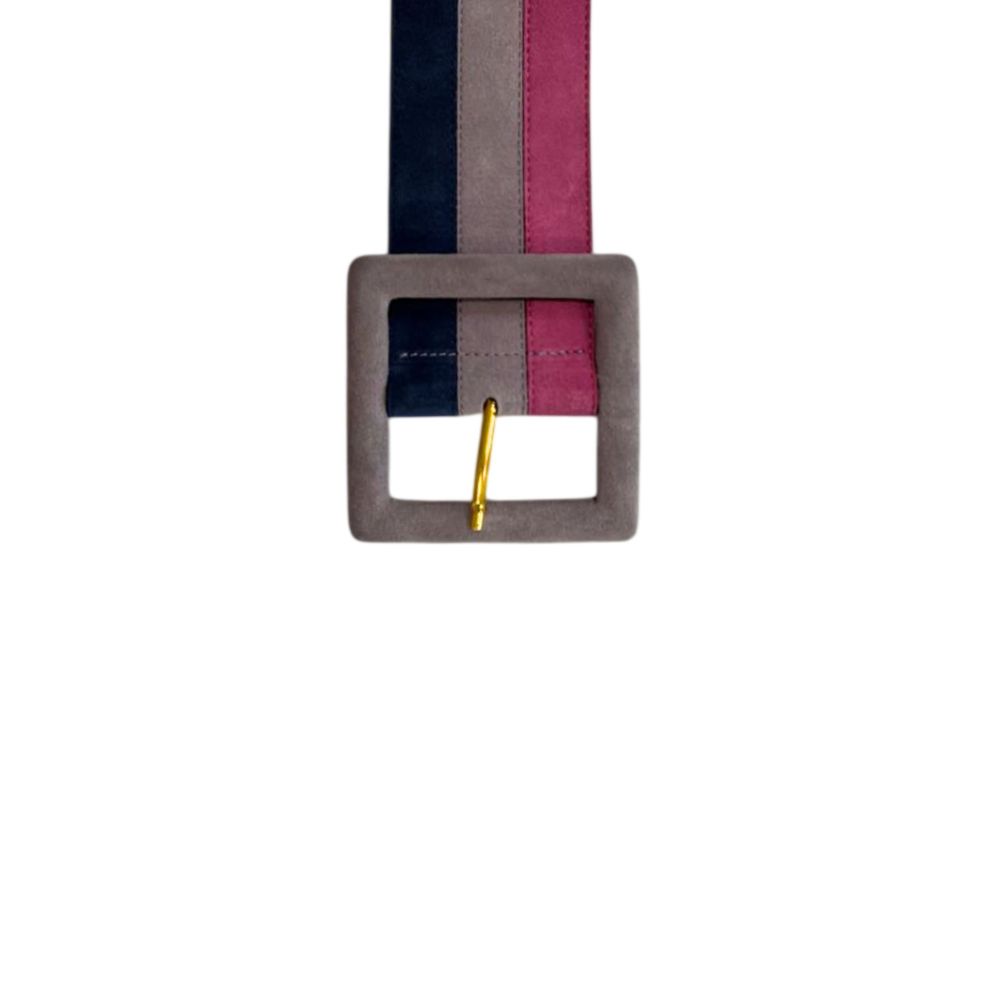 Borbonese Multicolor Genuine Leather Women Belt - Image 4