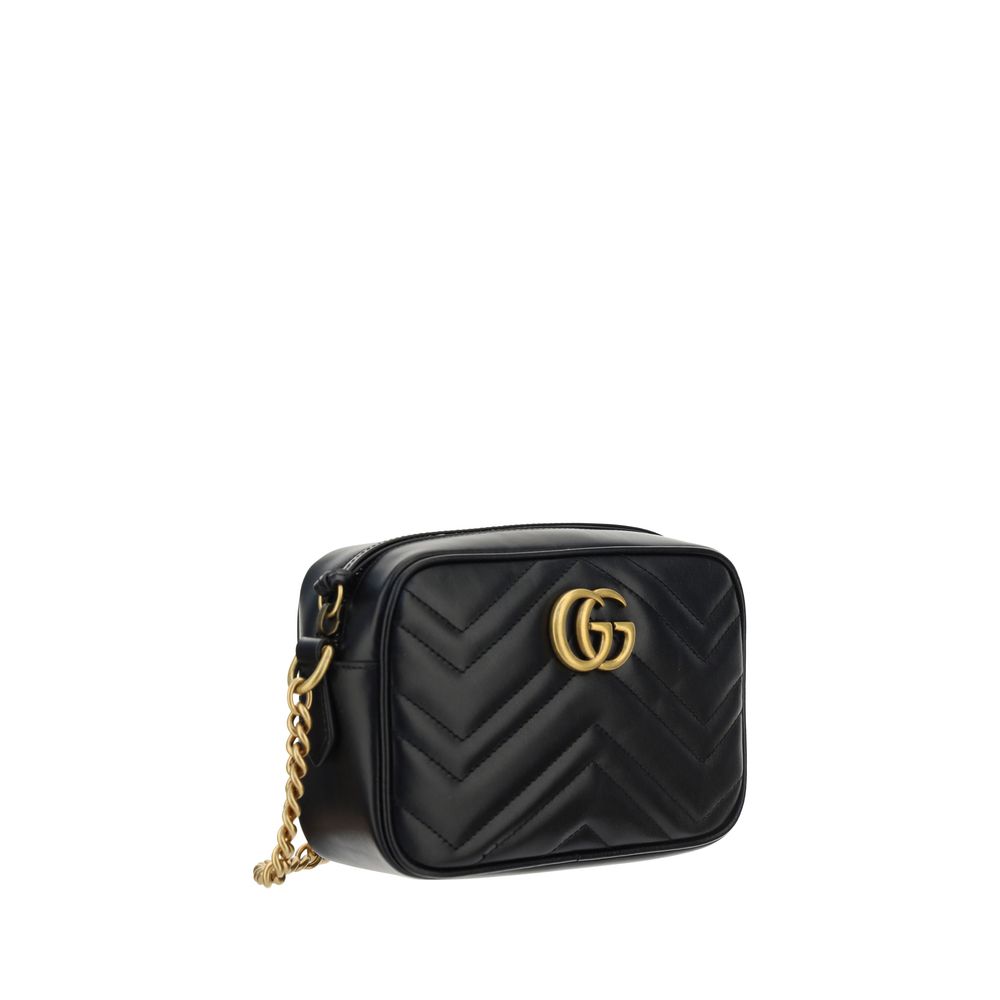 Gucci Black Leather Shoulder Bag - Image 2