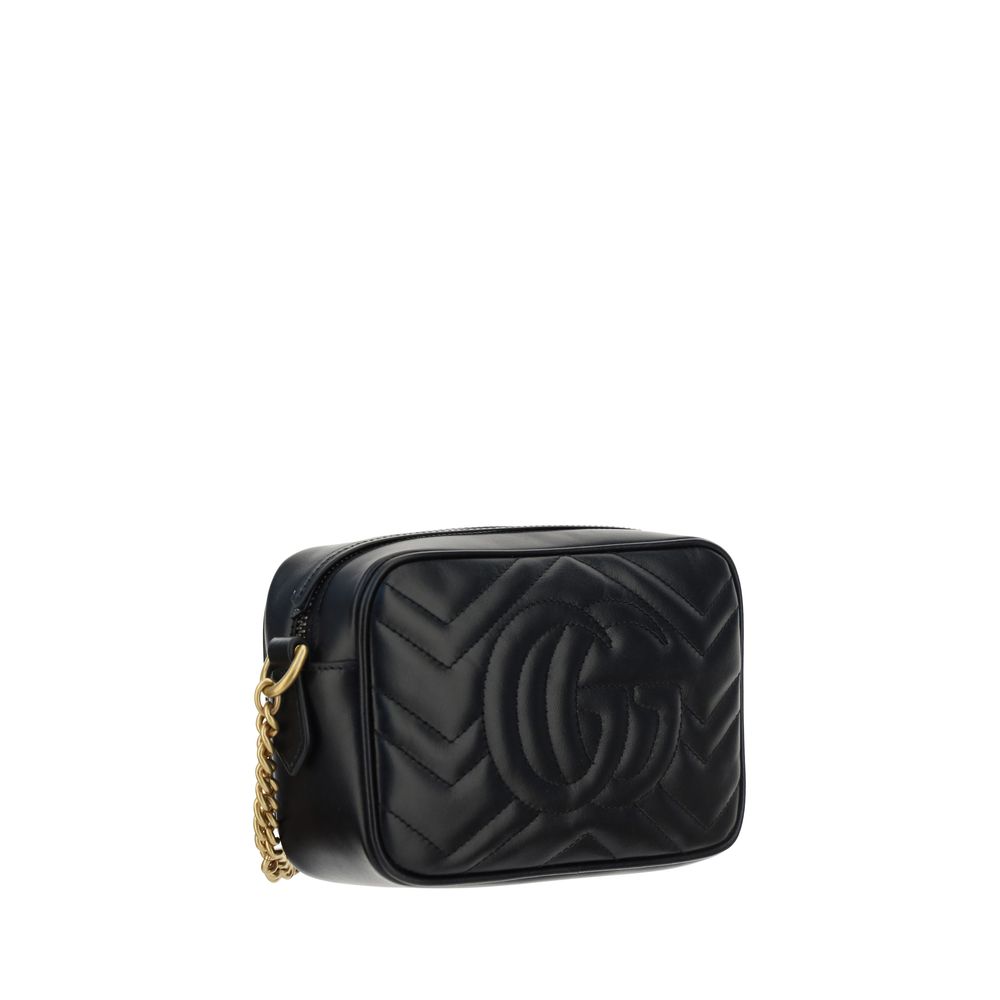 Gucci Black Leather Shoulder Bag - Image 3
