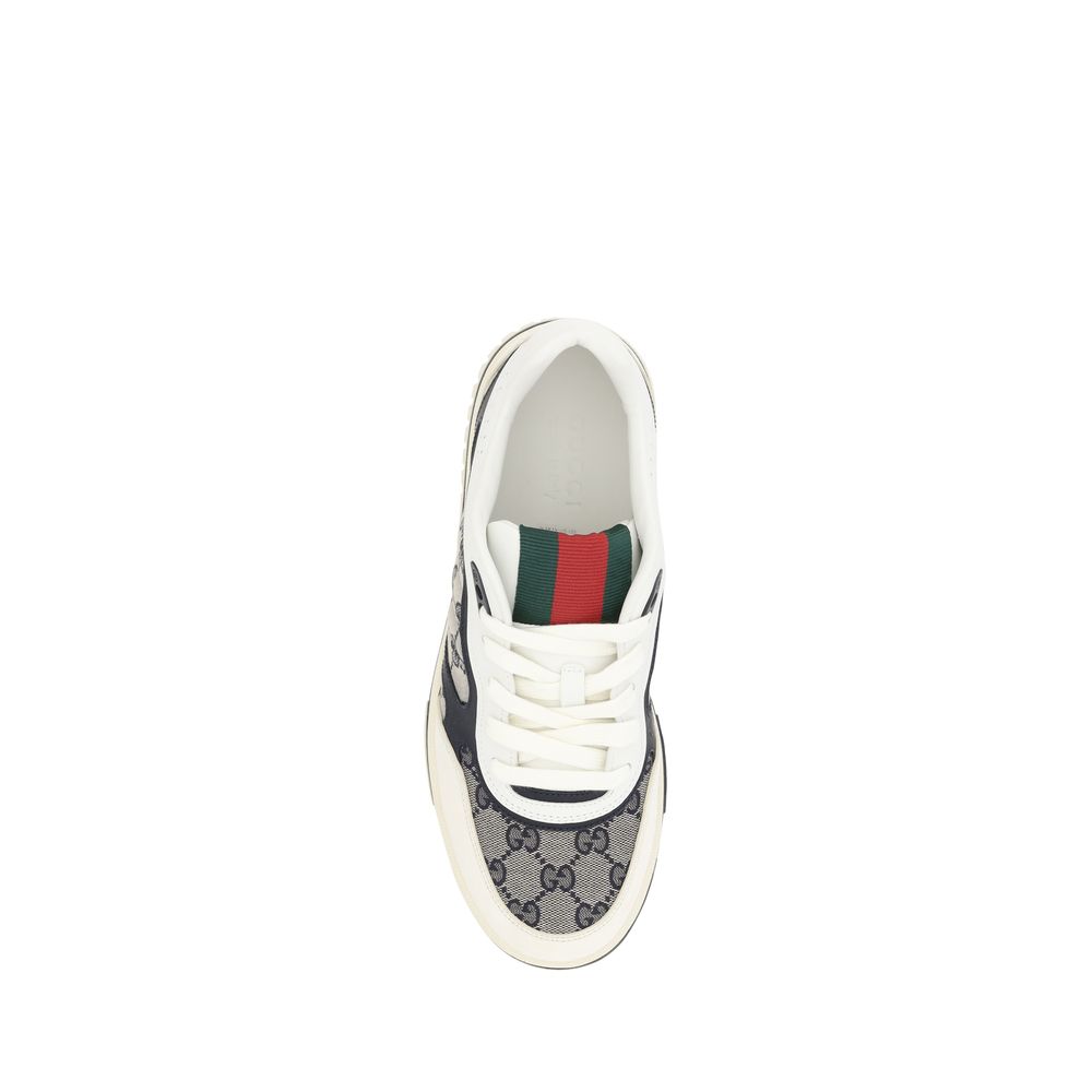 Gucci Multicolor Calf Leather Bos Taurus Low Top Sneakers - Image 4