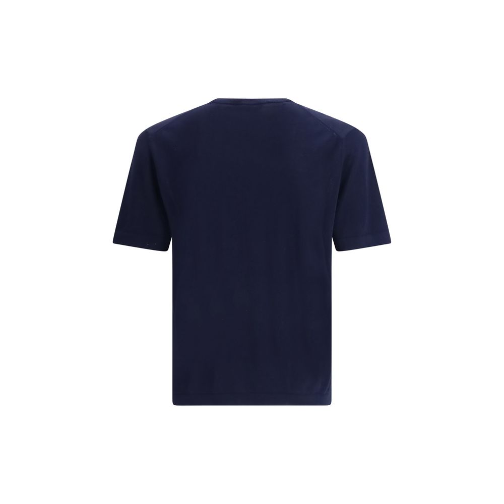 Cruna Blue Cotton T-Shirt - Image 2