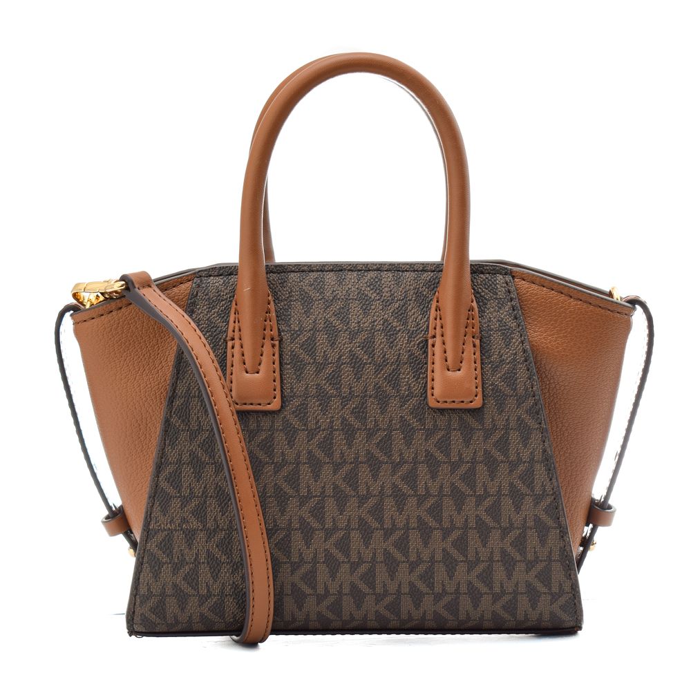 Michael Kors Brown Canvas Handbag - Image 2