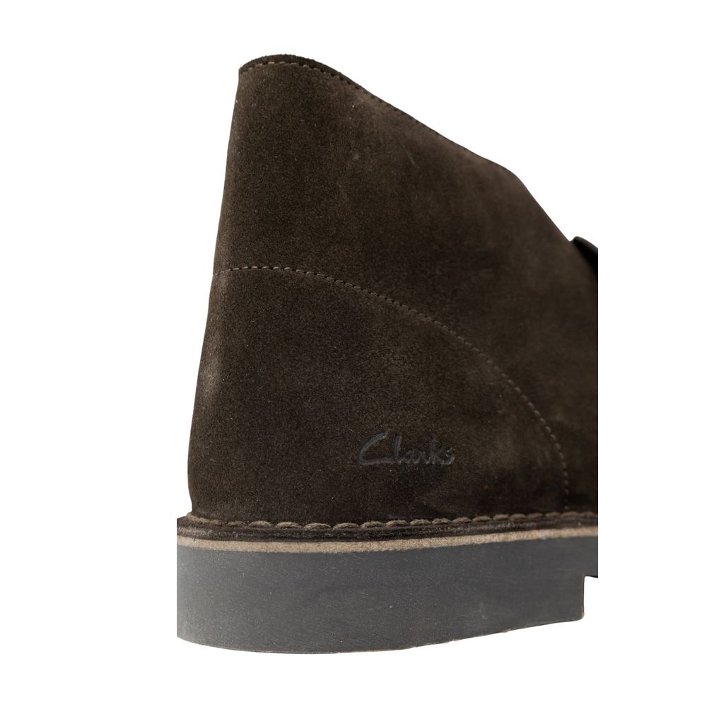 Clarks Brown Leather Ankle Boots - Image 5