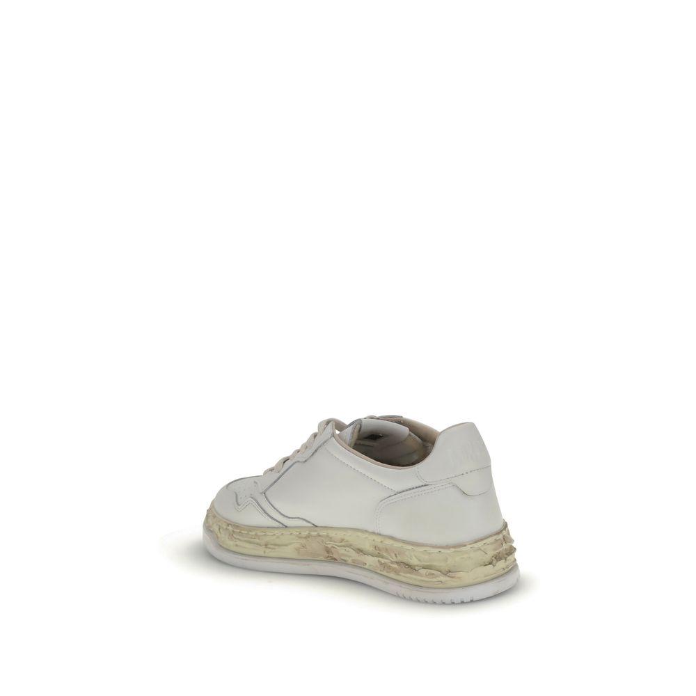 Autry White Leather Sneakers - Image 3