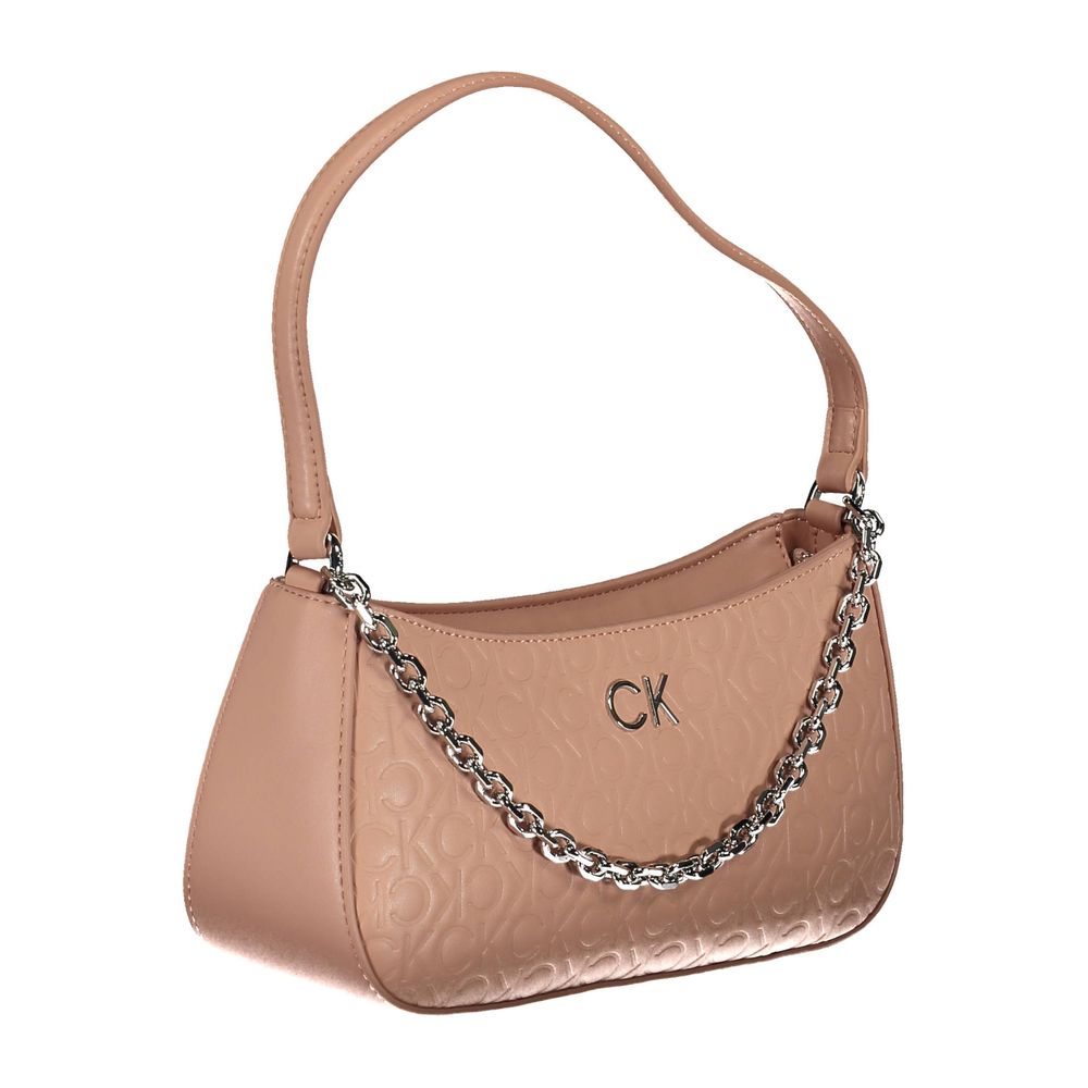 Calvin Klein Pink Polyester Women Handbag - Image 3
