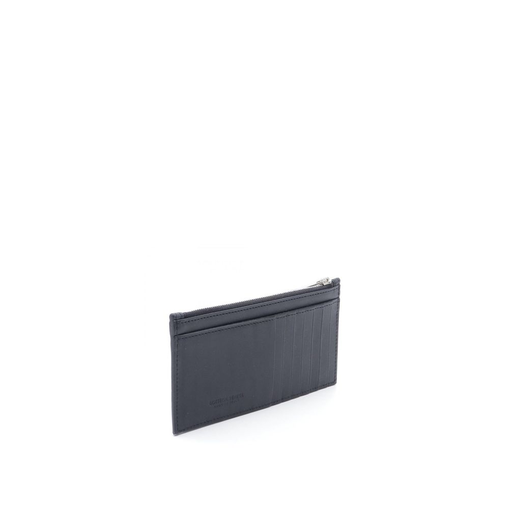 Bottega Veneta Black Calfskin Wallet - Image 2