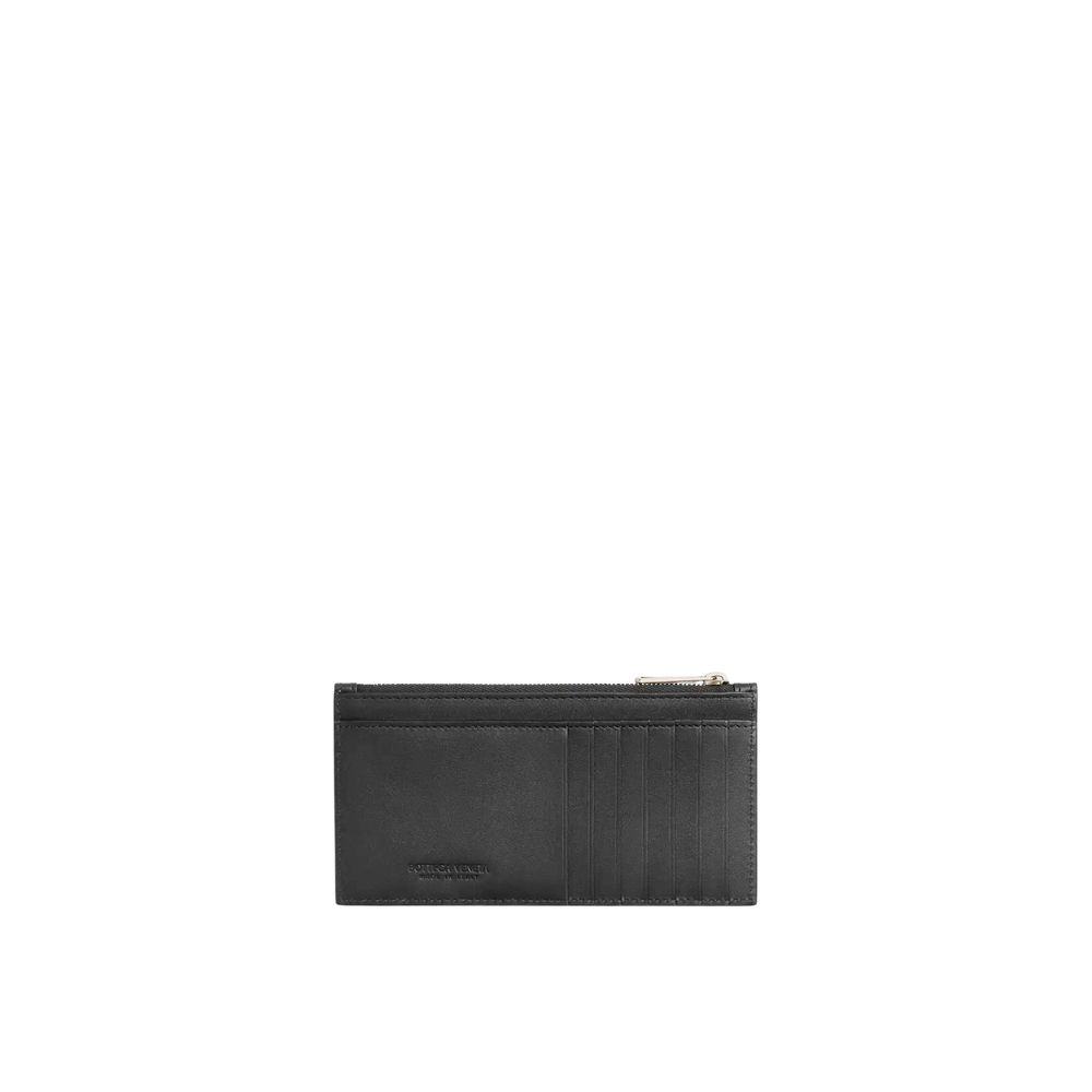 Bottega Veneta Black Calfskin Wallet - Image 3