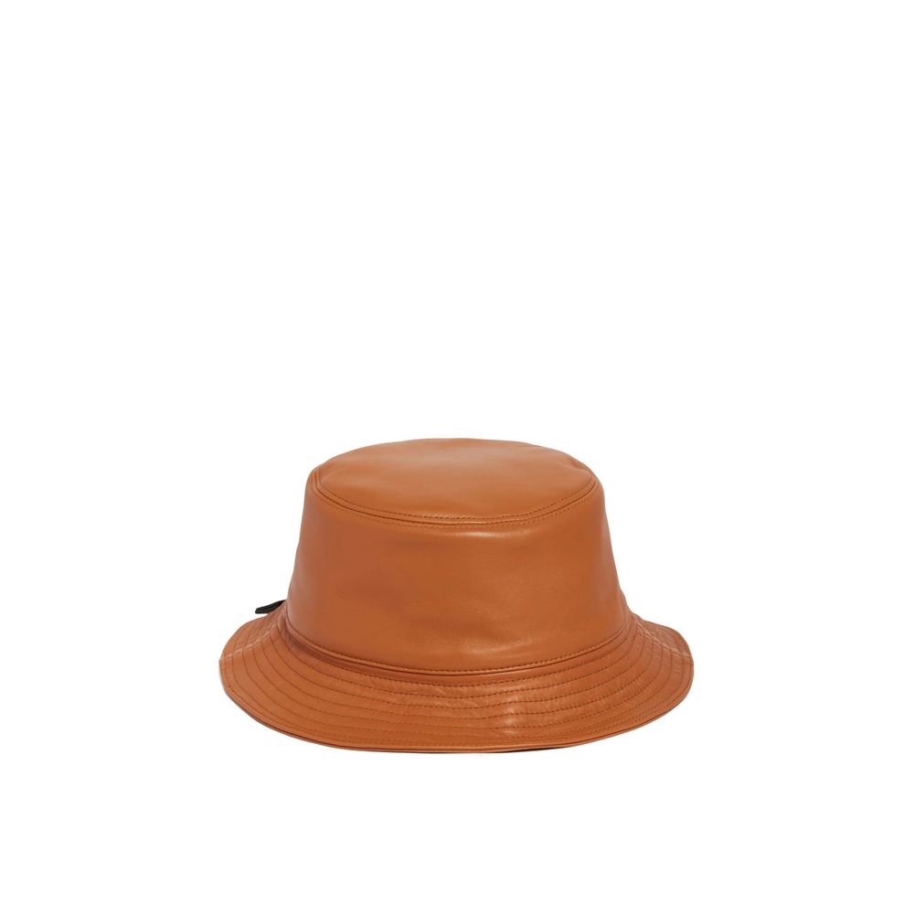 Loewe Brown Calfskin Bucket Hat - Image 2