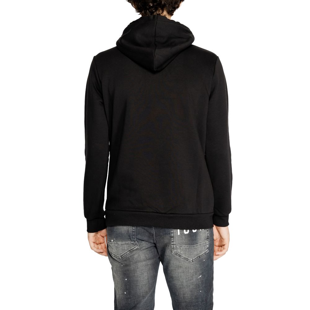 Icon Black Cotton Hoodie - Image 2