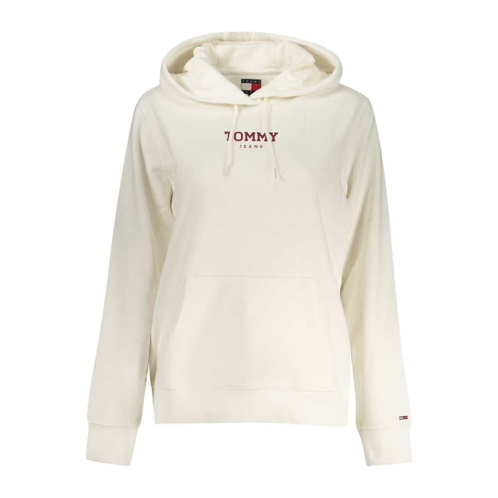 Tommy Hilfiger White Cotton Women Sweatshirt