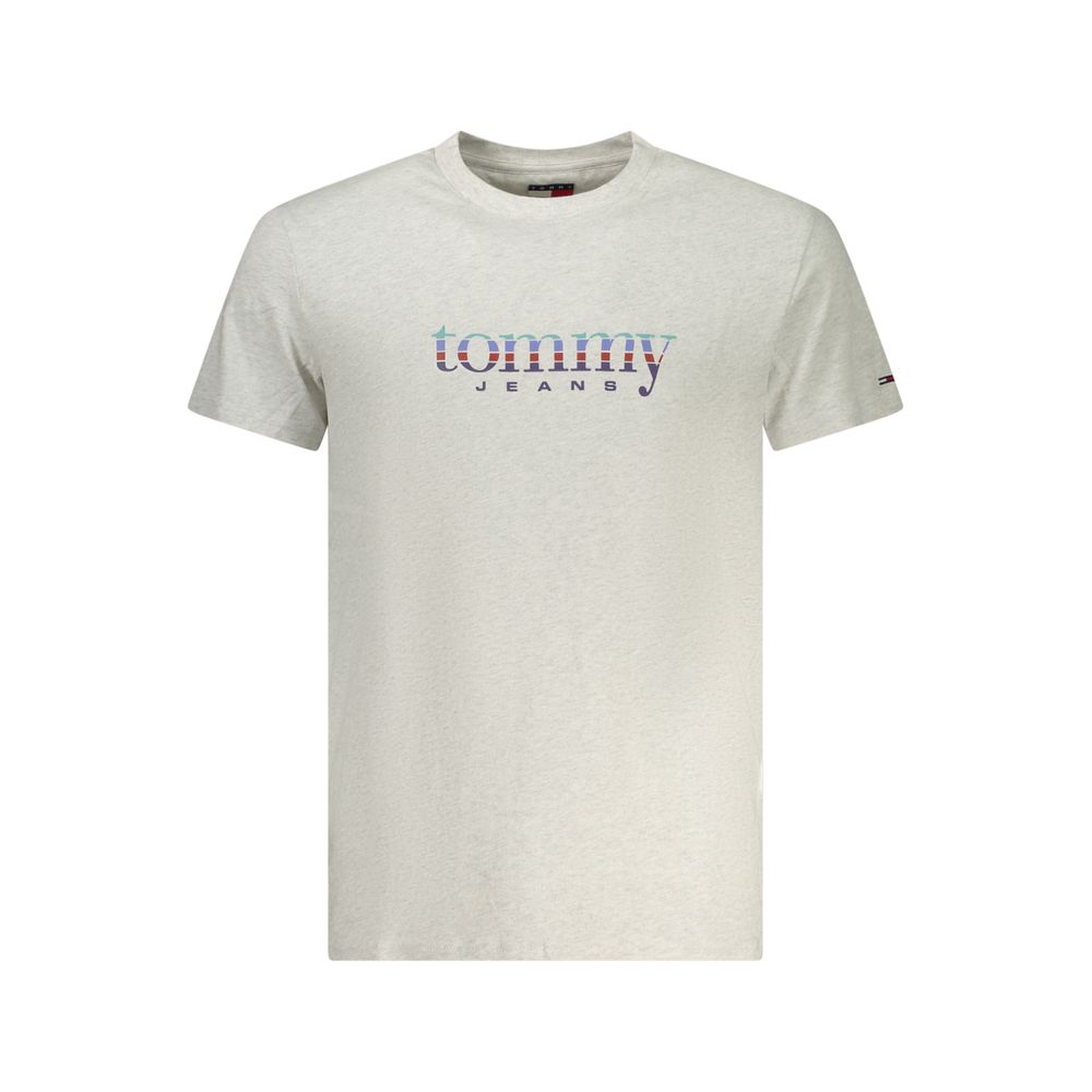 Tommy Hilfiger Gray Cotton Men's T-Shirt