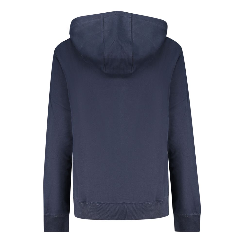 Tommy Hilfiger Blue Cotton Women's Hoodie - Image 2