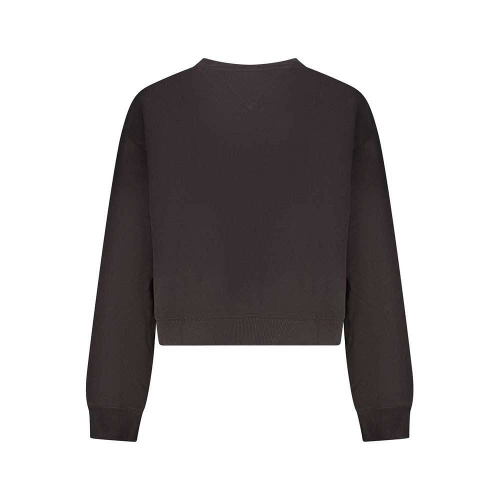 Tommy Hilfiger Black Cotton Women Sweatshirt - Image 2