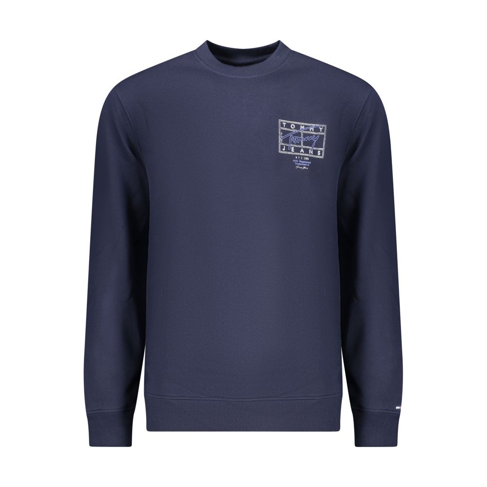 Tommy Hilfiger Blue Cotton Men Sweatshirt