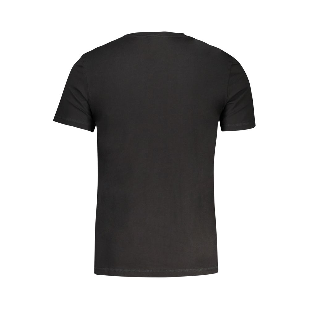 Guess Jeans Nero Cotton Men T-Shirt - Image 2