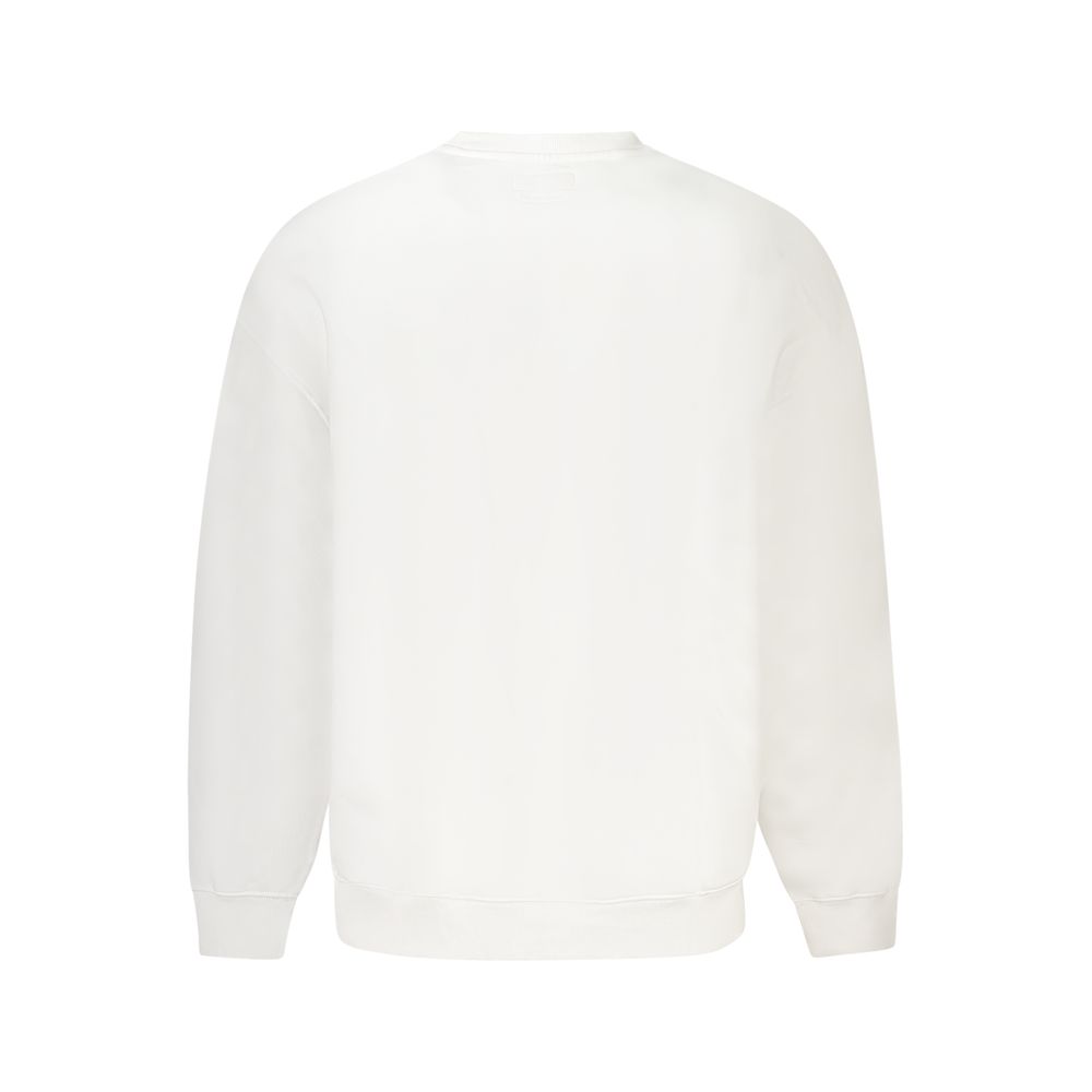 Guess Jeans White Cotton Men's Sweater - Image 2