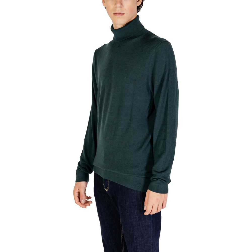 Calvin Klein Green Wool Turtleneck - Image 5