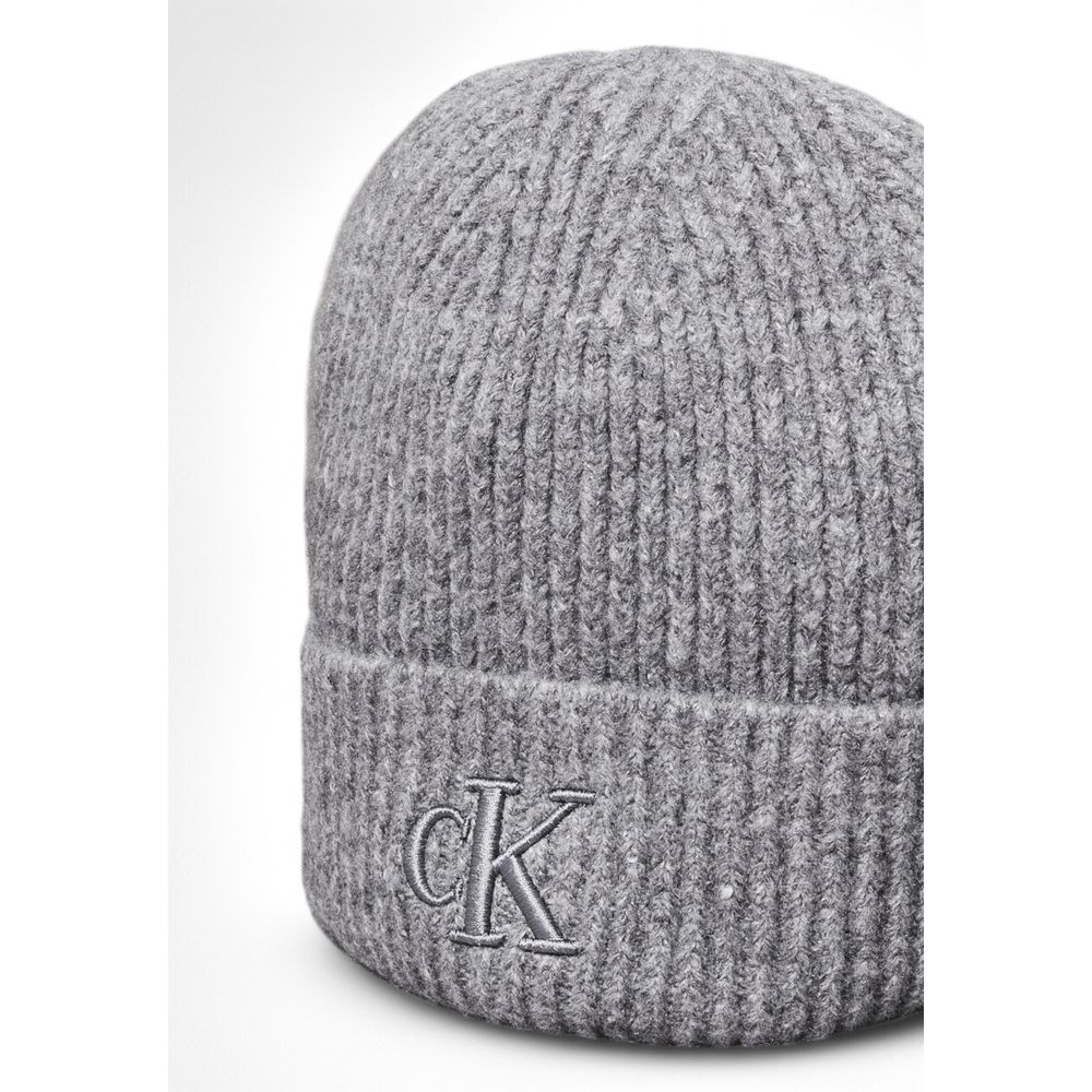 Calvin Klein Gray Marabou Cap (Baseball Hat) - Image 3