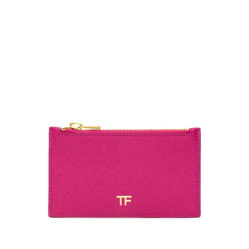 Tom Ford Fuchsia Leather Cardholder