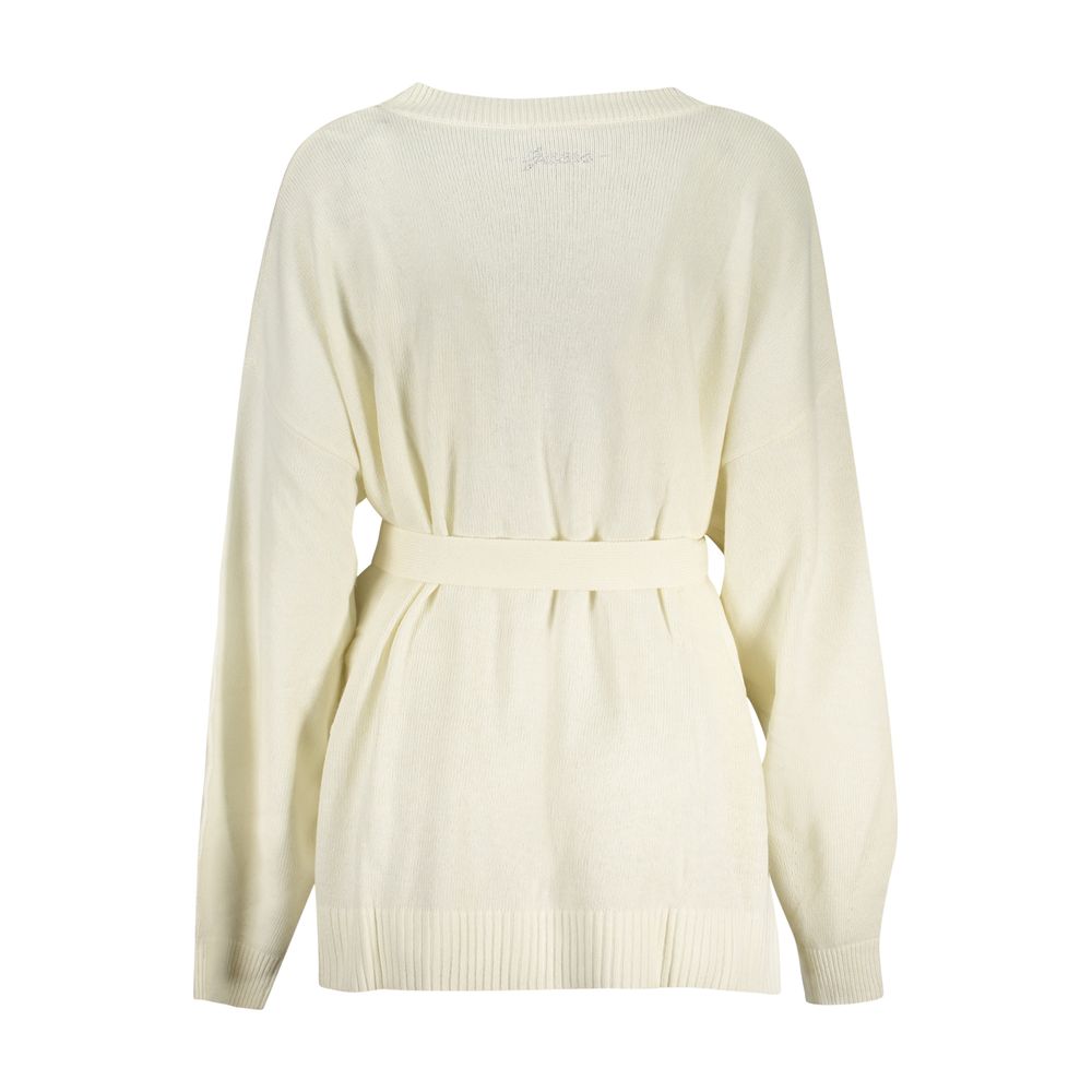 Guess Jeans White Acrylic Women Cardigan - Image 2