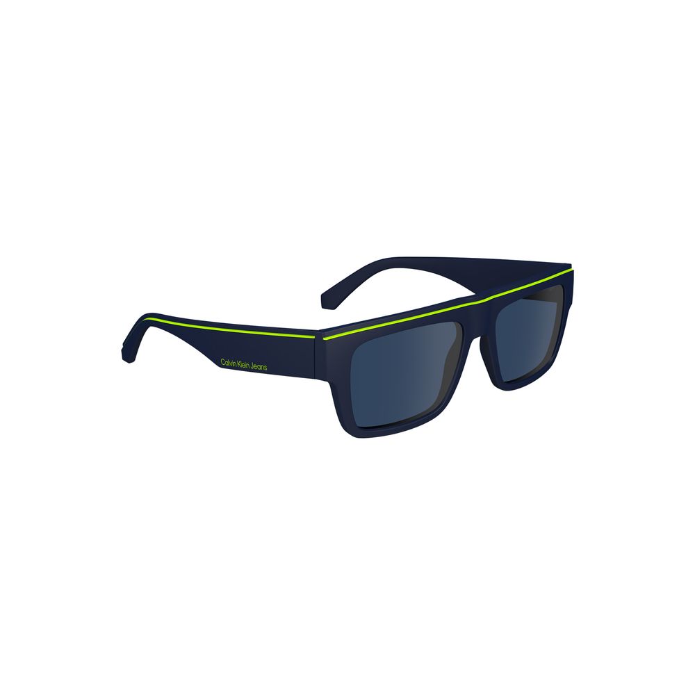 Calvin Klein Blue Injected Plastic Men's Sunglasses - Image 3