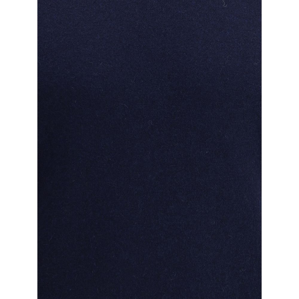 Brunello Cucinelli Blue Cashmere Cashmere Sweater - Image 3