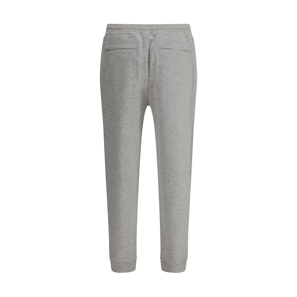 Brunello Cucinelli Gray Cotton Joggers (Workout Pants) - Image 2