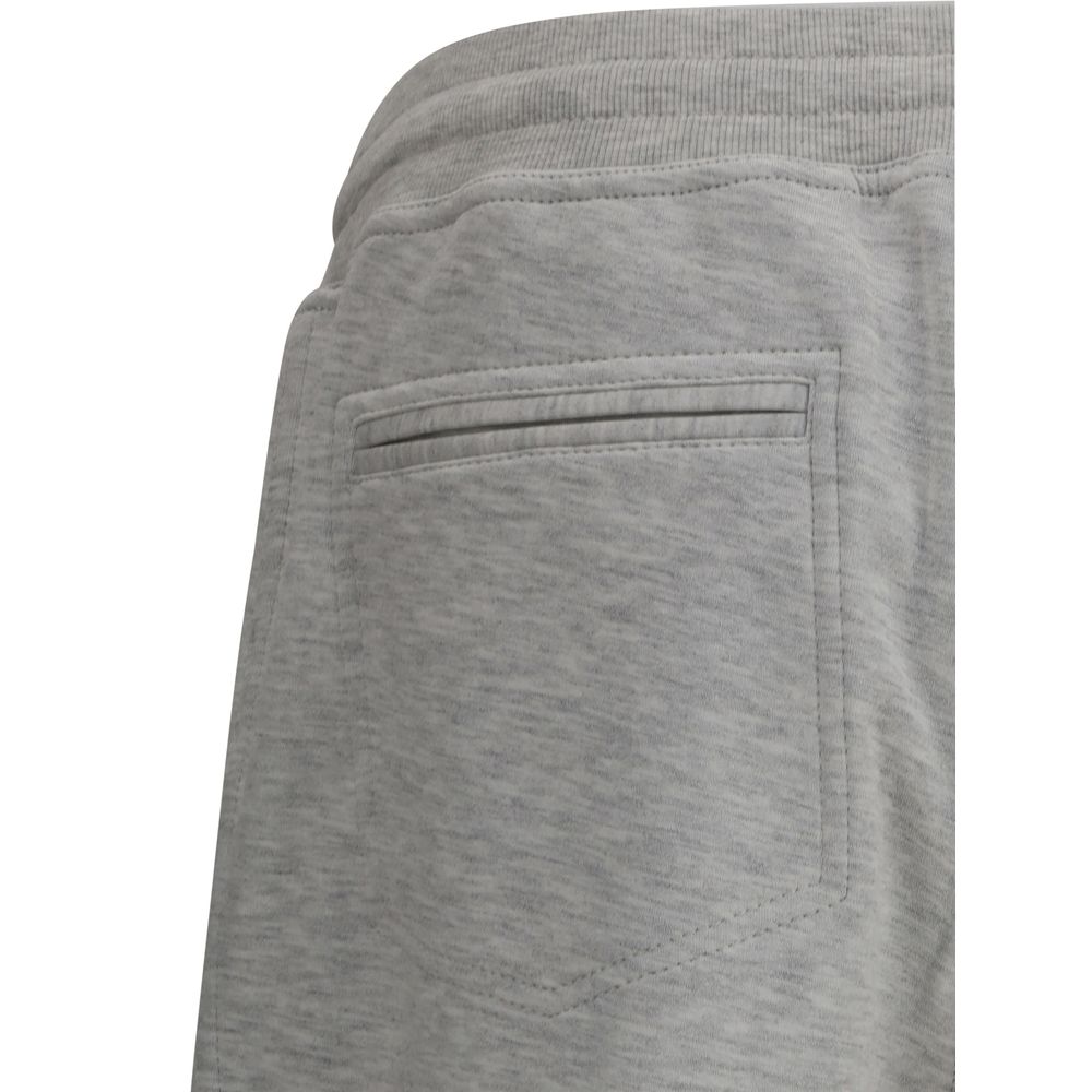 Brunello Cucinelli Gray Cotton Joggers (Workout Pants) - Image 4