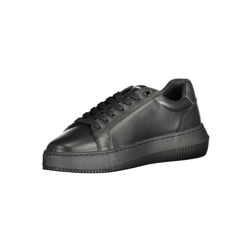 Calvin Klein Black Leather Women Sneaker - Image 3