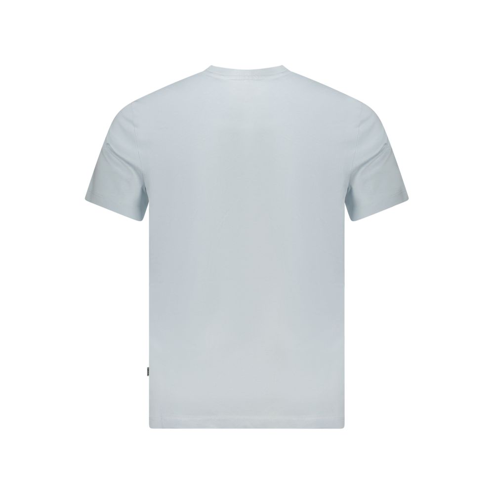 Guess Jeans Azzurro Organic Cotton Men T-Shirt - Image 2