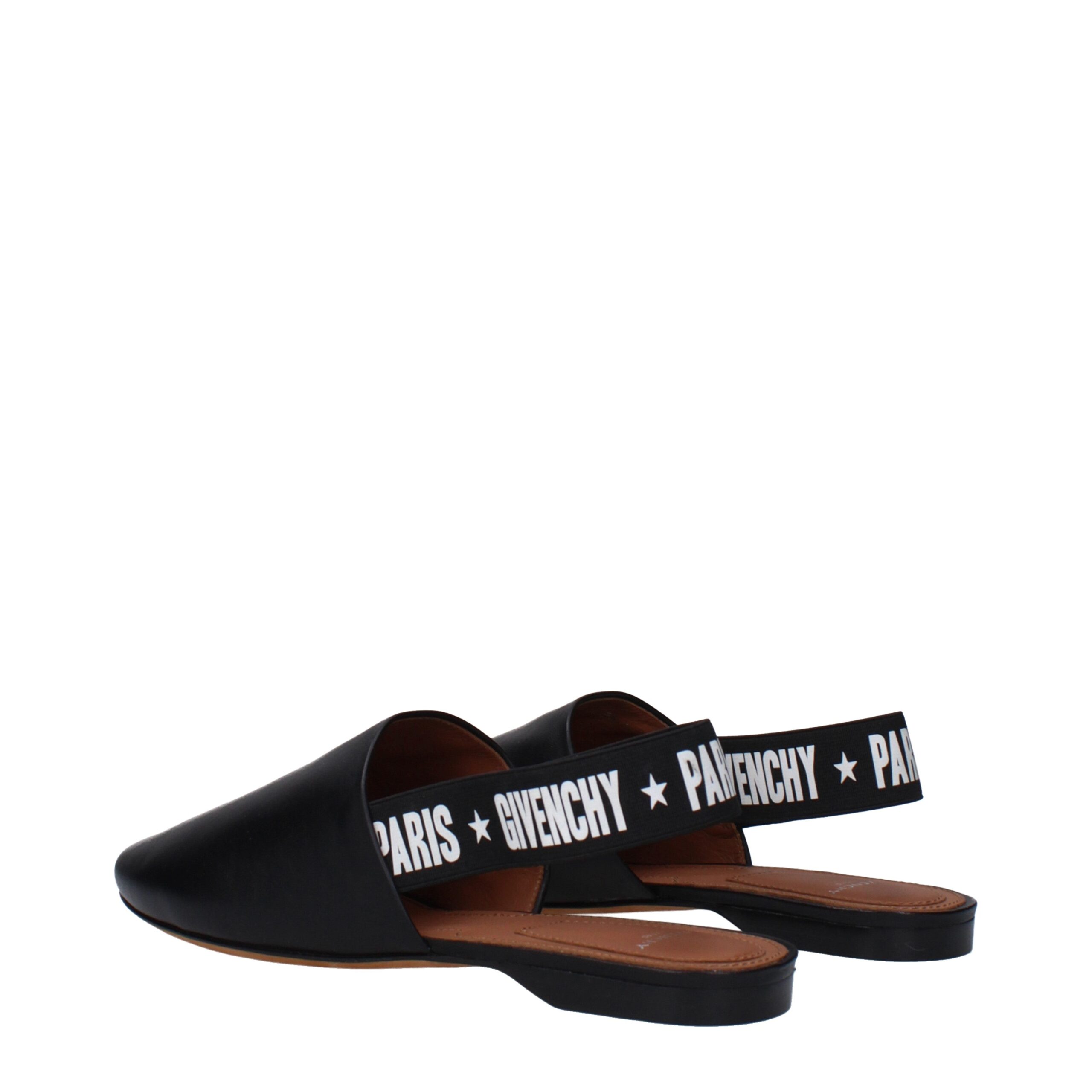 Givenchy Black Leather Slides - Image 4