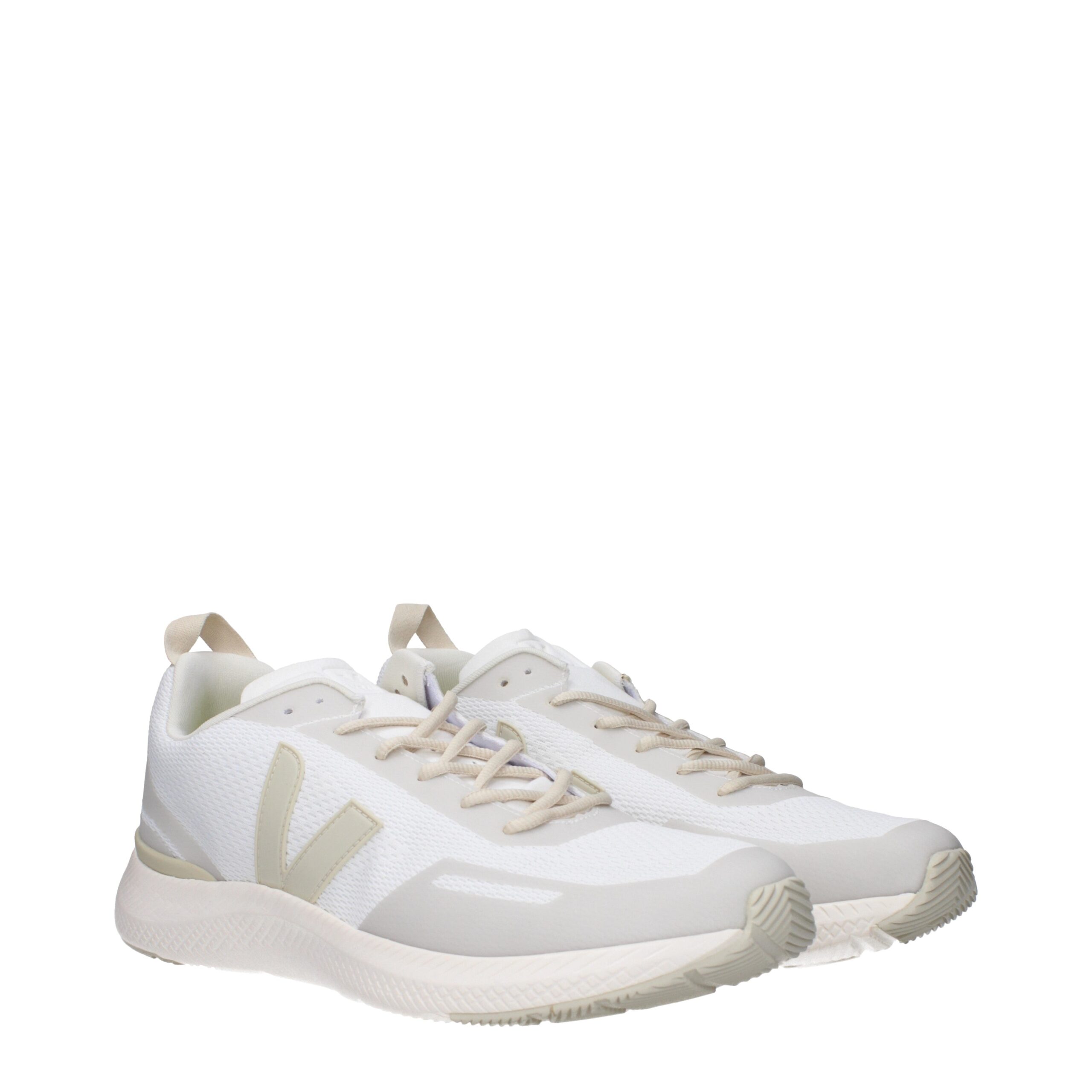Veja White Fabric Athletic Sneakers - Image 2