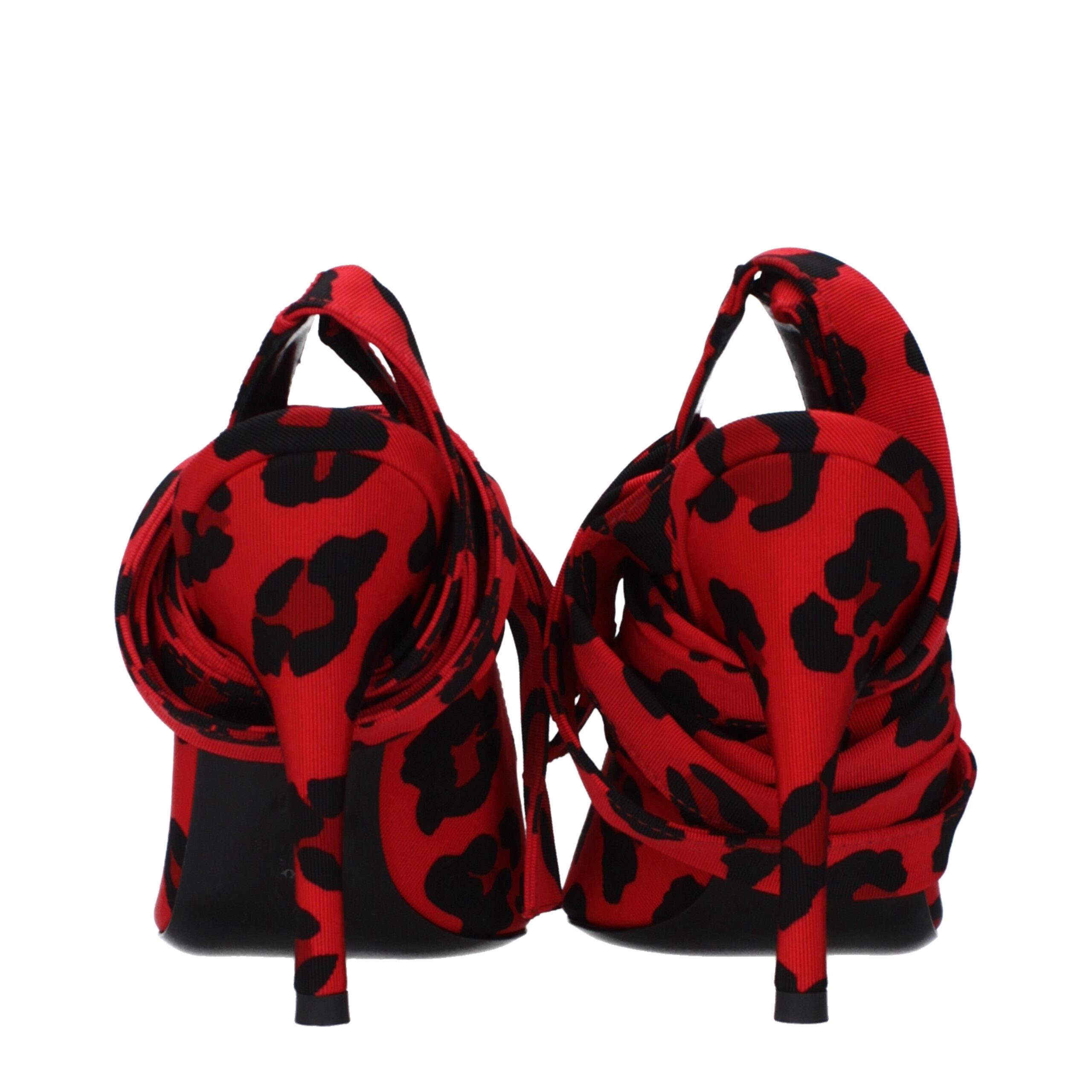 The Attico Red Fabric Pumps - Image 5