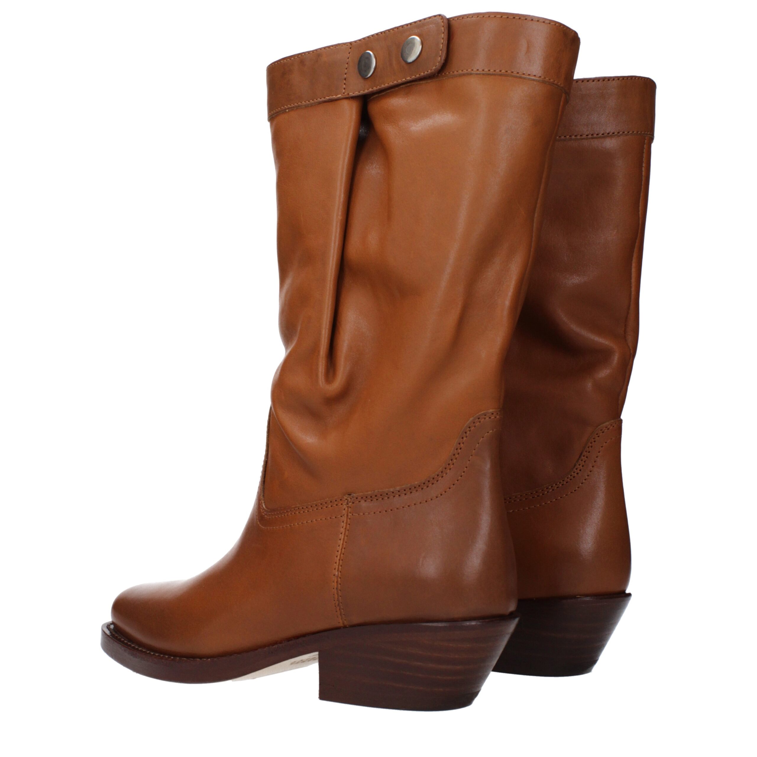 Isabel Marant Brown Leather Ankle Boots - Image 4